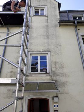 Fassadenreinigung vorher